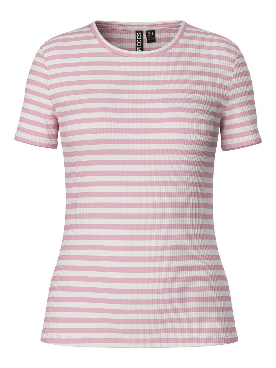 Product carousel image - PCRUKA RIBBED T-SHIRT, Roseate Spoonbill | 1