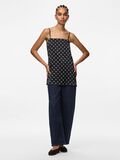 Product image thumbnail - PCJYTTA SATIN STRAP TOP, Black | 3