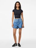 Product image thumbnail - PCFIE HW PATCHWORK DENIM SHORTS, Medium Blue Denim | 3