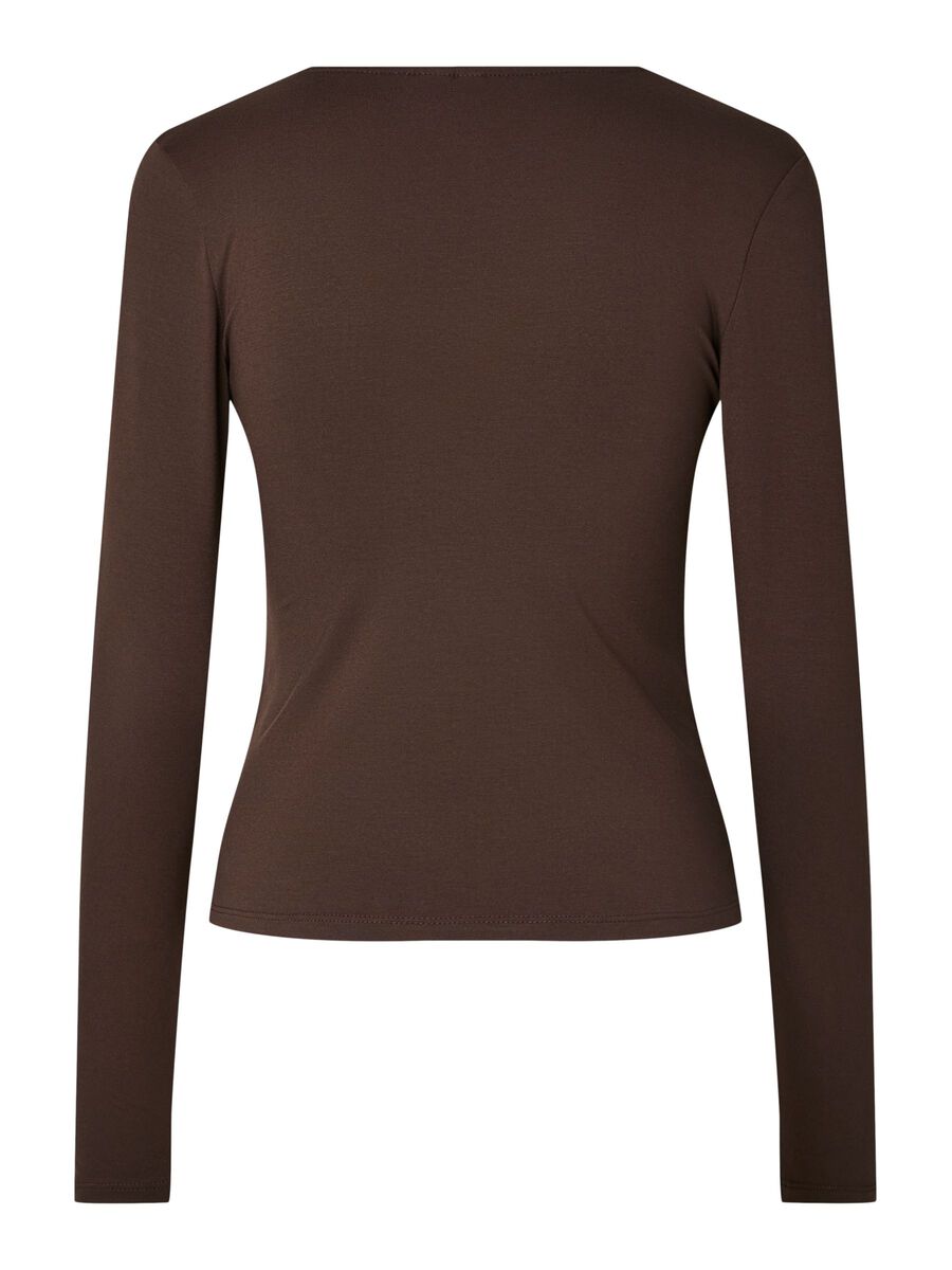 Product carousel image 2 PCSALLY  LONG SLEEVED TOP, Hot Fudge