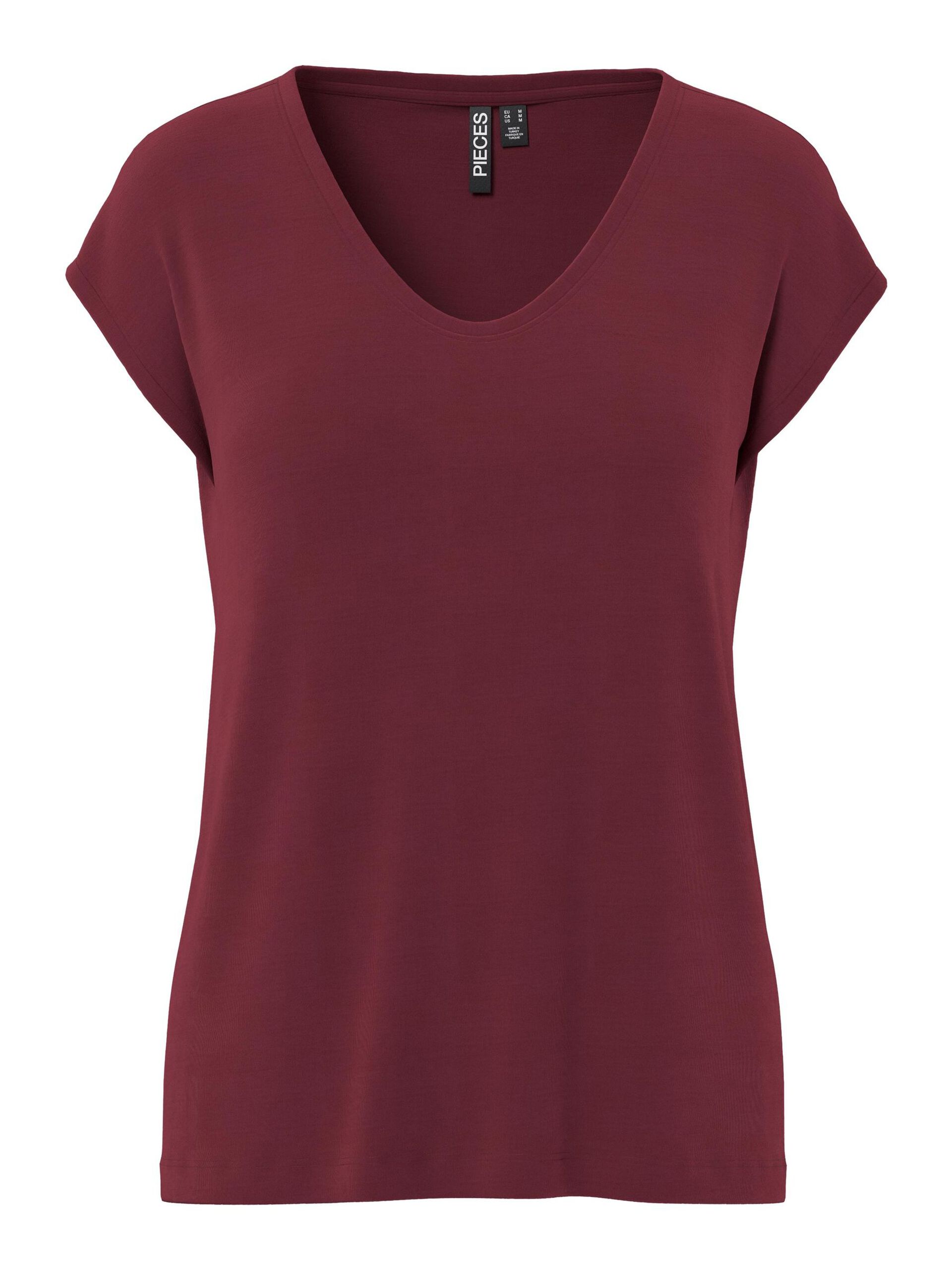 Carousel image - PCKAMALA T-SHIRT, Tawny Port | 5