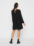 Pieces TIE BACK MINI DRESS, Black, highres - 17106822_Black_004.jpg