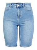 Pieces LONGLINE JEANSSHORTS, Light Blue Denim, highres - 17102246_LightBlueDenim_001.jpg