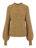 Pieces PCTESSI KNITTED PULLOVER, Ecru Olive, highres - 17113261_EcruOlive_001.jpg