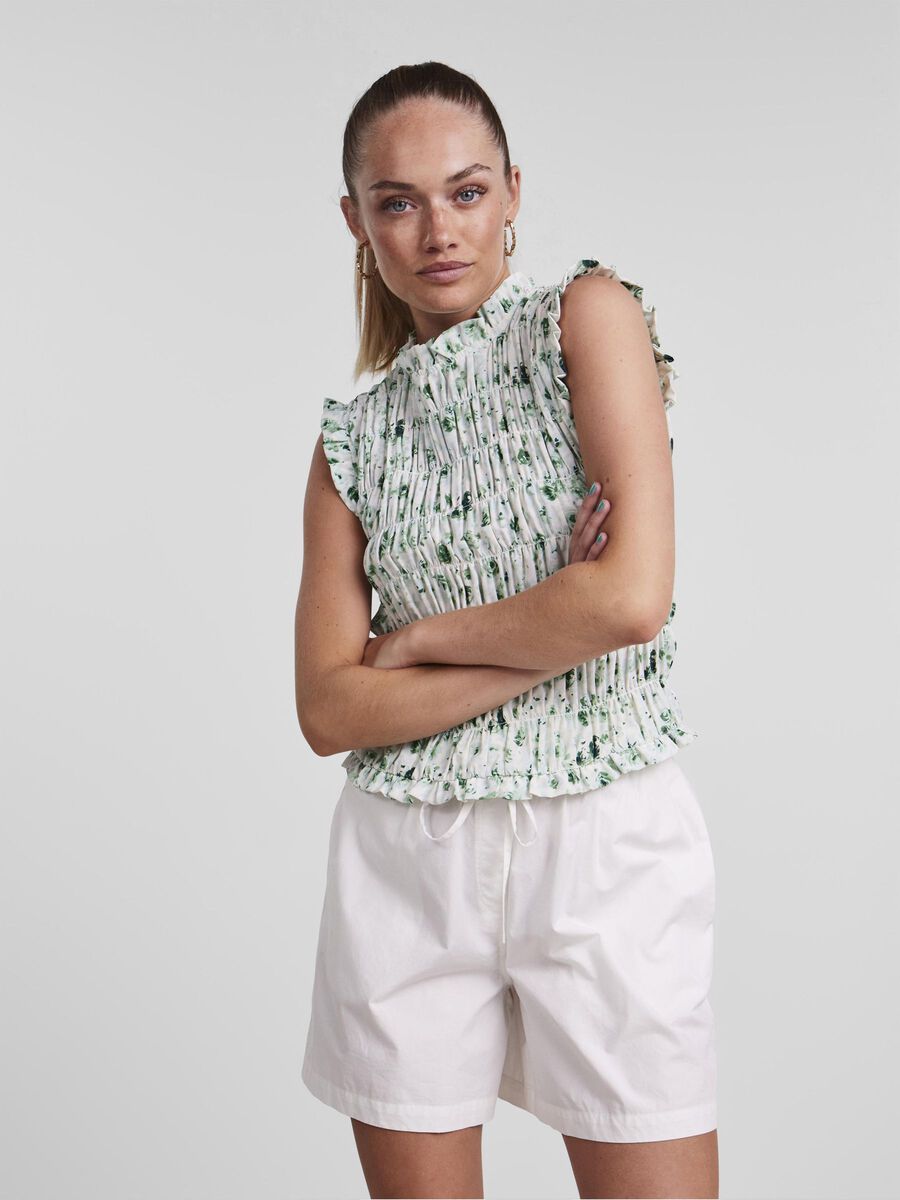 Pieces PCJETTE SMOCK BLOUSE, Aventurine, highres - 17131554_Aventurine_986379_003.jpg