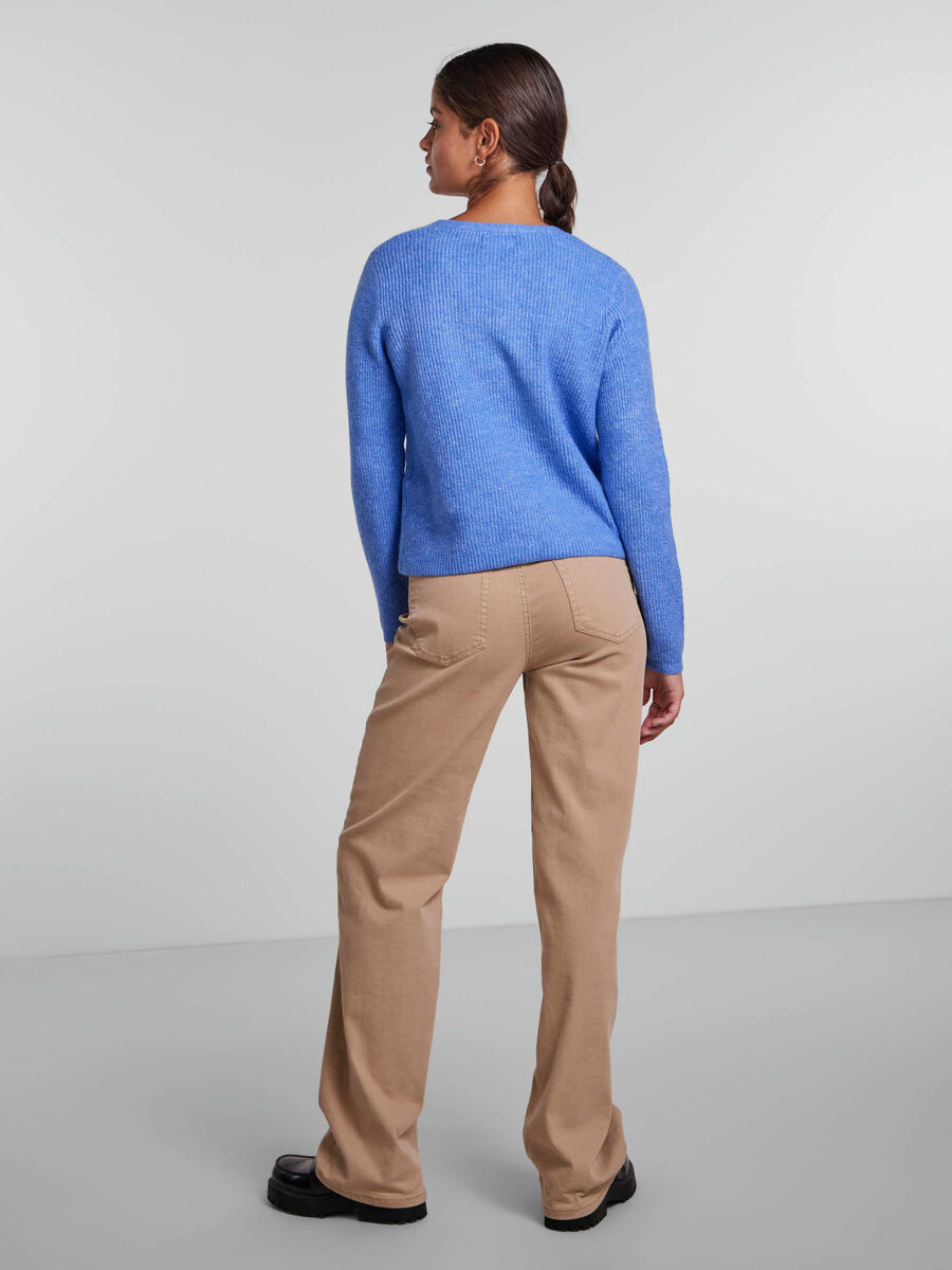 Pieces PCJENNIFER KNITTED CARDIGAN, Granada Sky, highres - 17126268_GranadaSky_004.jpg
