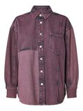 Pieces PCDRIA DENIM SHIRT, Tawny Port, highres - 17159634_TawnyPort_1208474_001.jpg