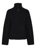 Pieces PCANJA KNITTED PULLOVER, Black, highres - 17147399_Black_001.jpg