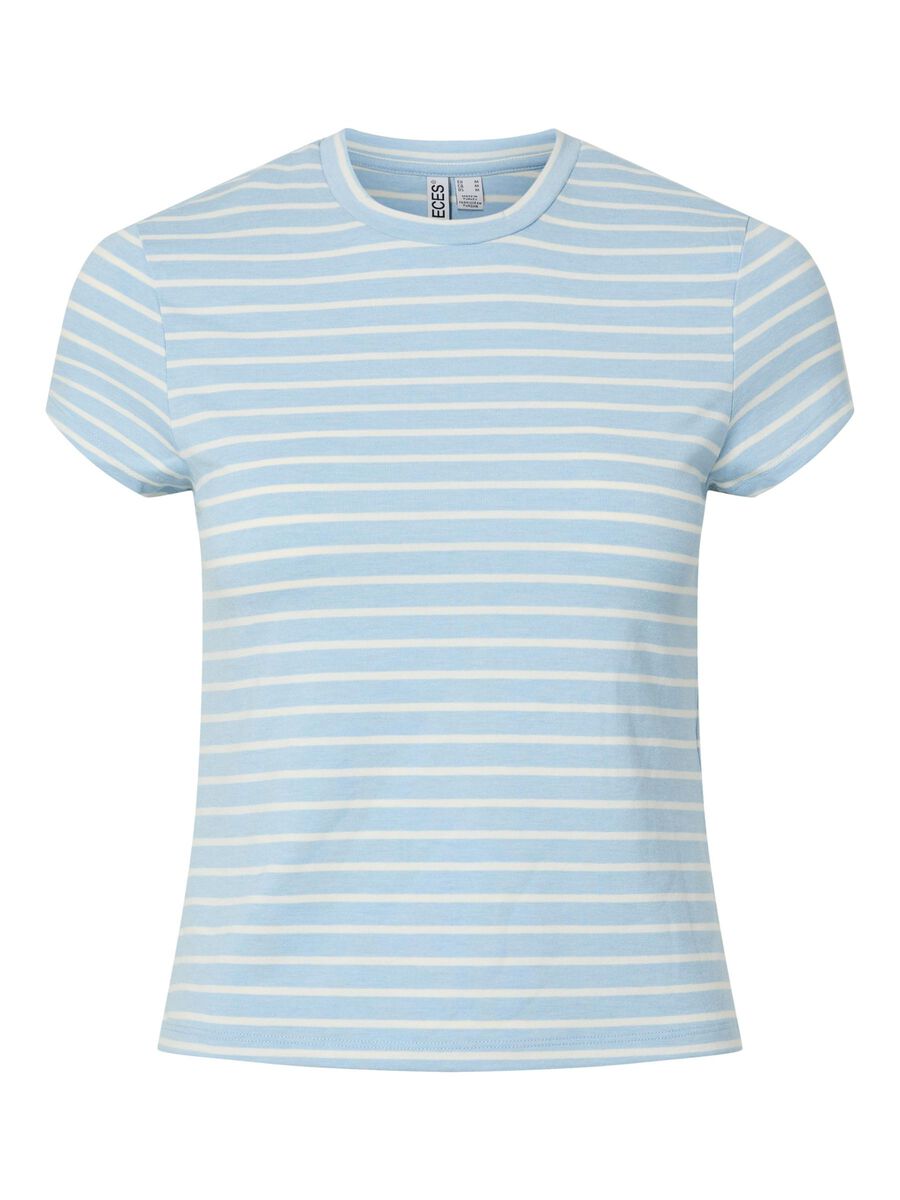 Pieces PCMONIQUE CAP SLEEVE TOP, Cashmere Blue, highres - 17163547_CashmereBlue_1261172_001.jpg