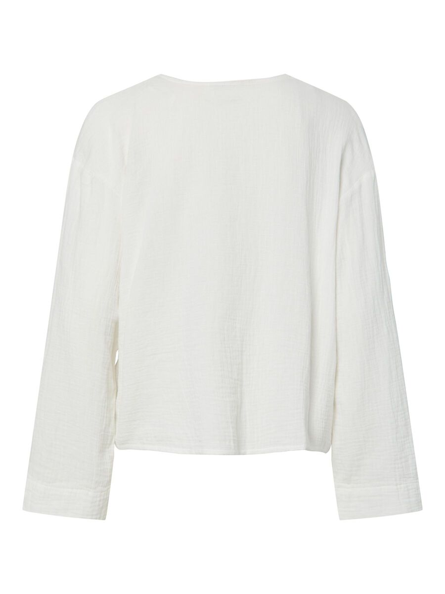 Pieces PCSASTINA BINDING MUSSELIN TOP, Cloud Dancer, highres - 17156482_CloudDancer_002.jpg