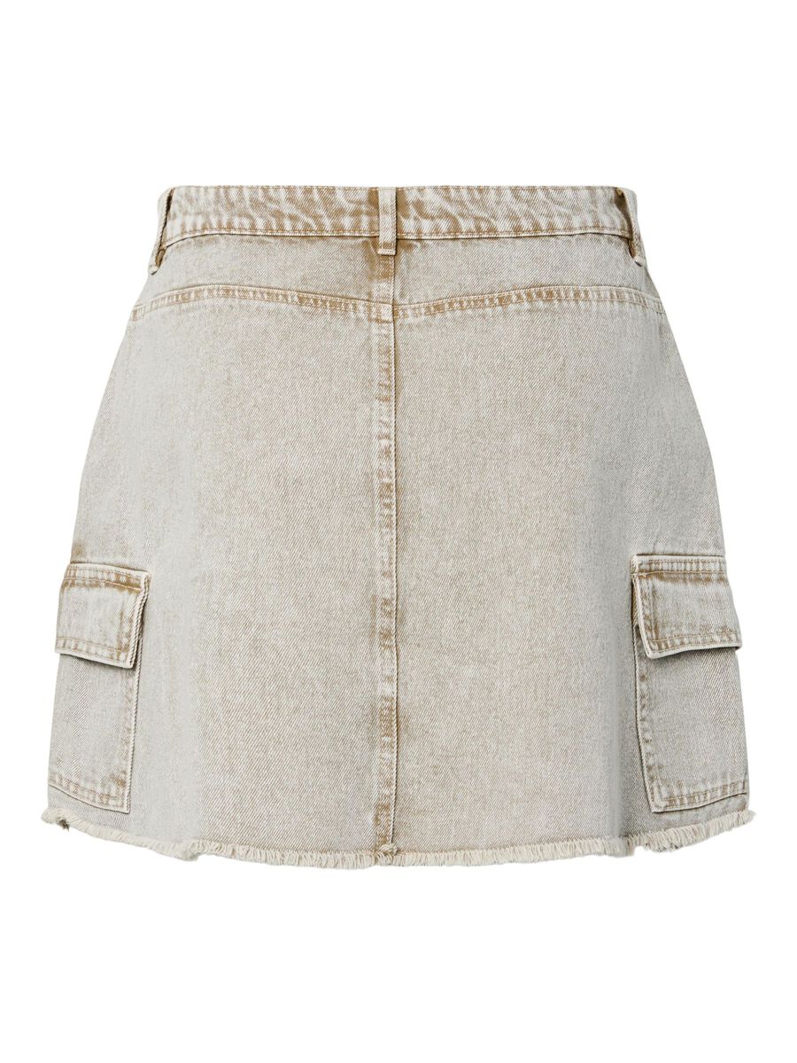 Pieces PCFAY MINI SKIRT, Sandshell, highres - 17158351_Sandshell_002.jpg