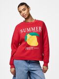 Pieces PCMALIAH PRINTED SWEATSHIRT, True Red, highres - 17147858_TrueRed_1210420_003.jpg