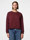 Pieces PCCHILLI LOOSE FIT SWEAT-SHIRT, Tawny Port, highres - 17156302_TawnyPort_003.jpg