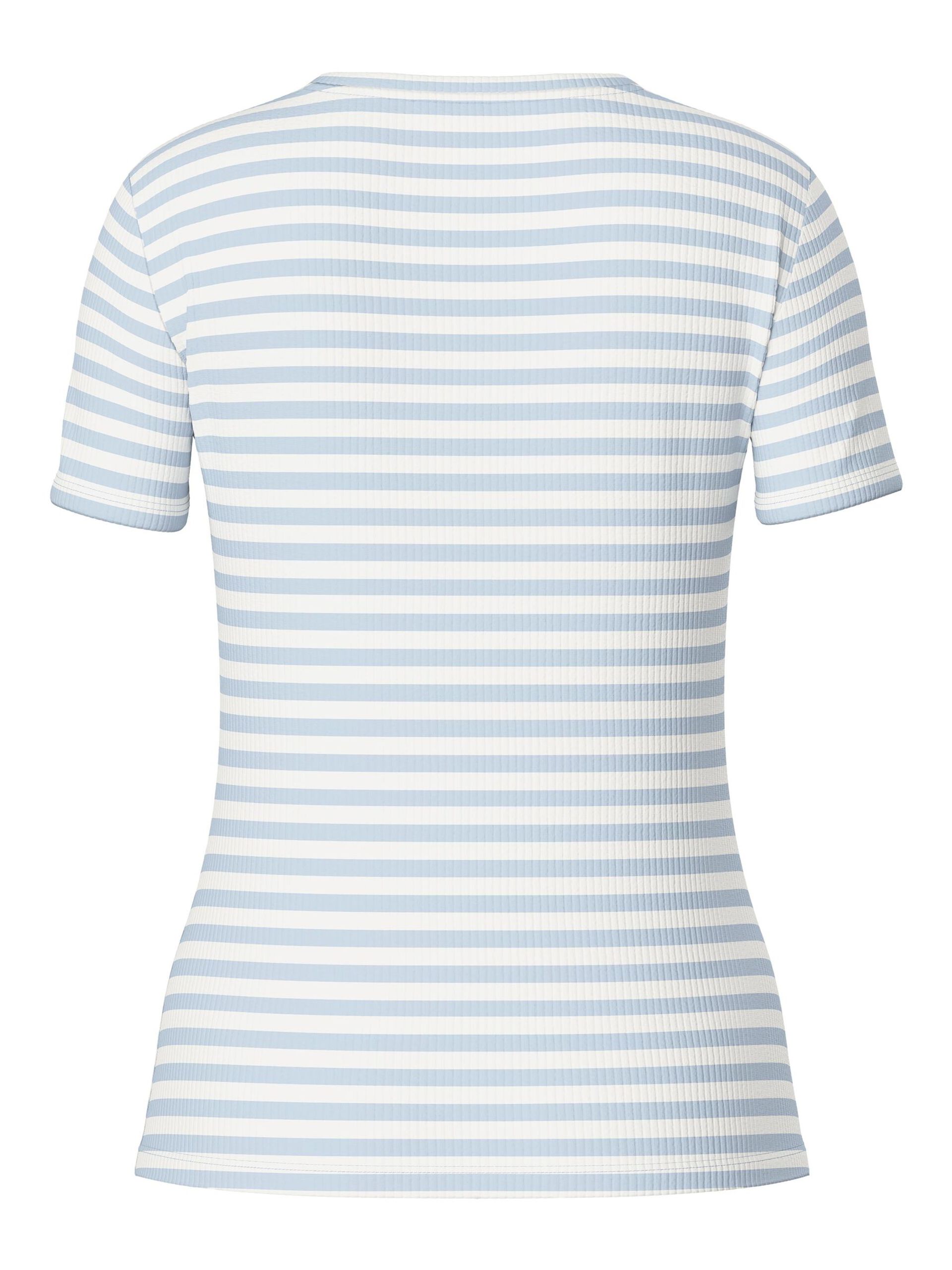 Carousel image - PCRUKA RIBBED T-SHIRT, Cashmere Blue | 6