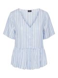 Pieces PCALVINA SHORT SLEEVED TOP, Blue Bell, highres - 17149195_BlueBell_1103031_001.jpg