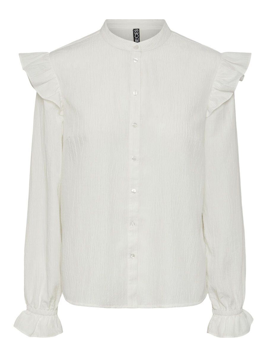 Pieces PCSIRASI BLOUSE, Bright White, highres - 17148549_BrightWhite_001.jpg