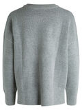 Pieces STRIKKET PULLOVER, Medium Grey Melange, highres - 17085845_MediumGreyMelange_002.jpg