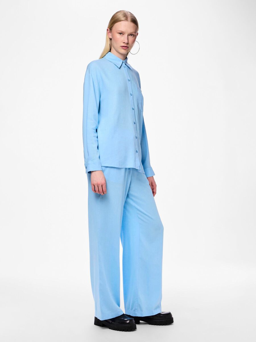 Pieces PCPIA WIDE-LEG TROUSERS, Airy Blue, highres - 17149314_AiryBlue_005.jpg