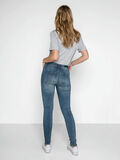 Pieces MID WAIST SKINNY FIT JEANS, Light Blue Denim, highres - 17082887_LightBlueDenim_004.jpg