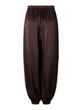 Product image thumbnail - PCFESTA MW SATIN BALLOON TROUSERS, Hot Fudge | 2