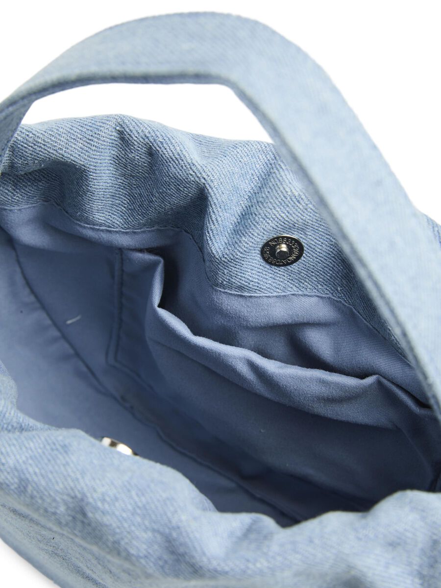 Carousel image - BALLOON DENIM BAG, Light Blue Denim | 6