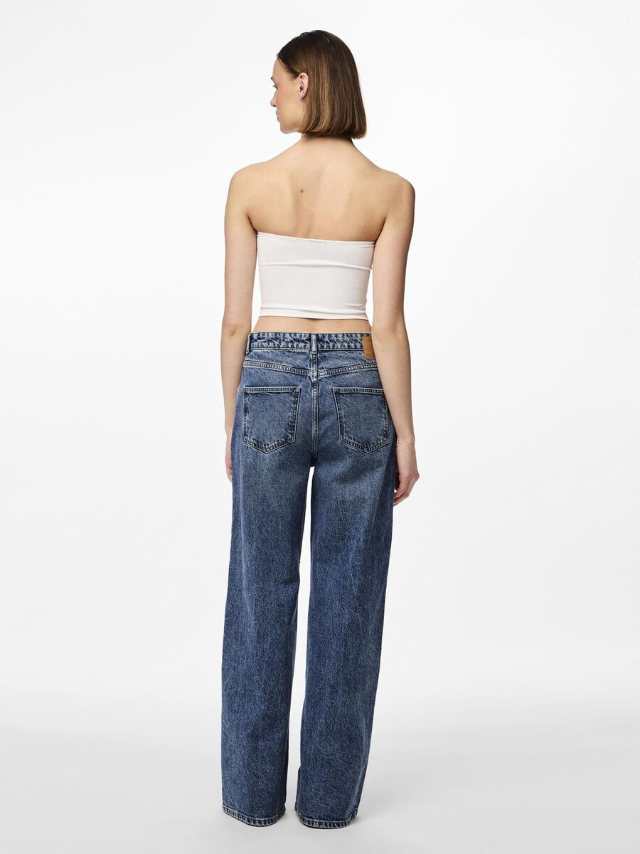 Pieces PCMINNI TUBE TOP, Bright White, highres - 17142755_BrightWhite_004.jpg