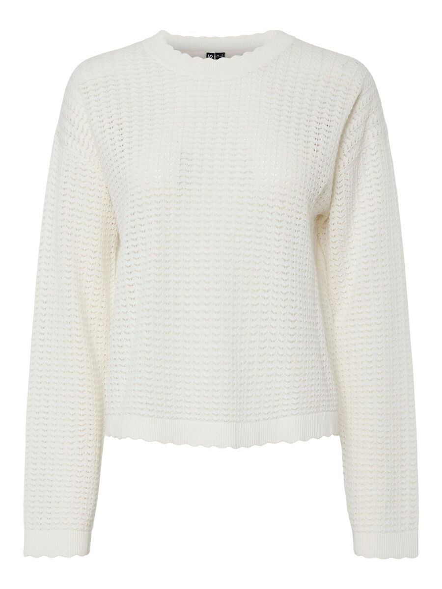 Pieces PCSCOUT - COTON PULL EN MAILLE, Cloud Dancer, highres - 17155921_CloudDancer_001.jpg