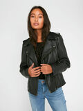 Pieces LEATHER JACKET, Black, highres - 17094816_Black_003.jpg