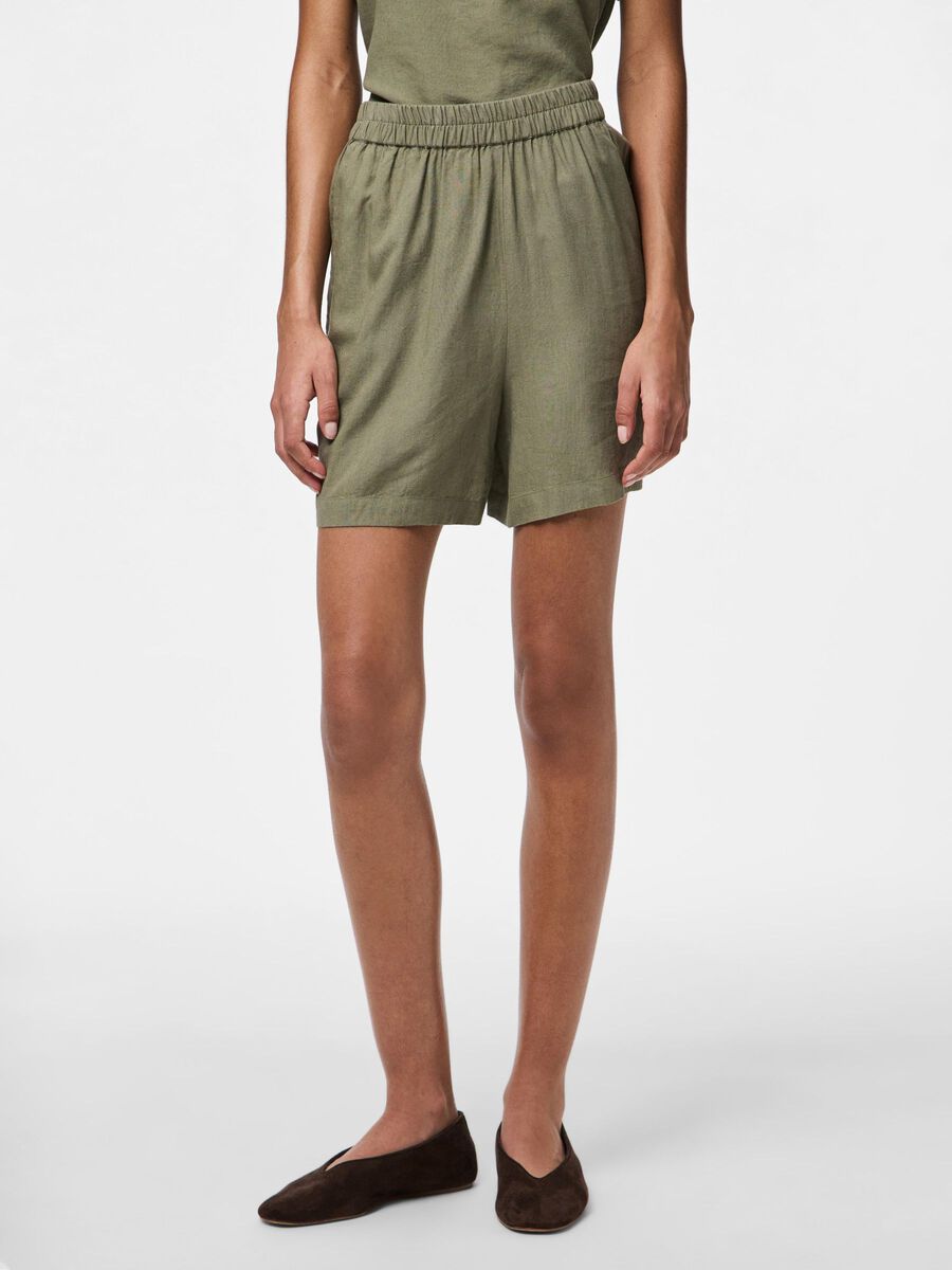 Pieces PCPIA SHORTS, Deep Lichen Green, highres - 17152062_DeepLichenGreen_003.jpg