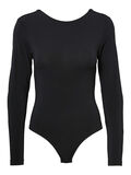 Pieces THONG BACK BODYSUIT, Black, highres - 17098503_Black_001.jpg