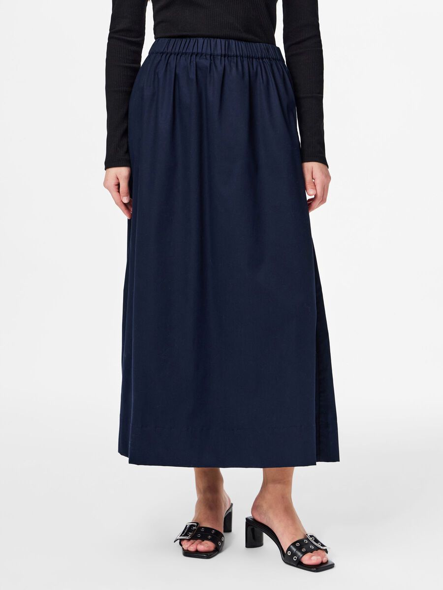 Product carousel image - PCBLAIR HW ANKLE SKIRT, Maritime Blue | 1