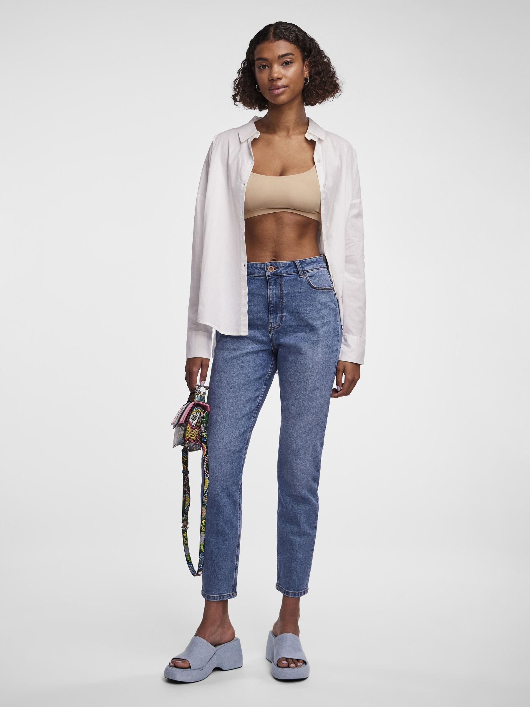 Jean mom evasé on sale