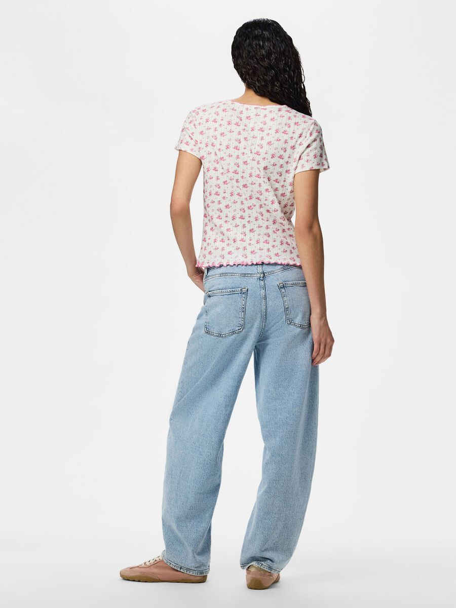 Product carousel image - PCMYA POINTELLE T-SHIRT, Birch | 2