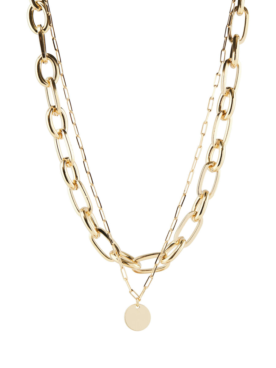 Pieces PCFLUNKY NECKLACE, Gold Colour, highres - 17116681_GoldColour_001.jpg