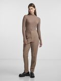 Pieces PCNIYLAH HIGH WAISTED TROUSERS, Fossil, highres - 17139159_Fossil_005.jpg