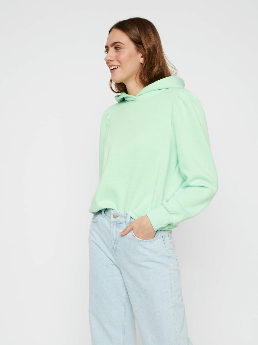 Pieces POFMOUWEN HOODIE, Pastel Green, highres - 17101498_PastelGreen_003.jpg