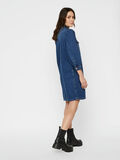 Pieces MANCHES BOUFFANTES ROBE EN JEAN, Medium Blue Denim, highres - 17106716_MediumBlueDenim_004.jpg