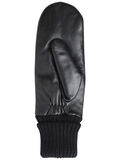 Pieces LEATHER MITTENS, Black, highres - 17083634_Black_005.jpg