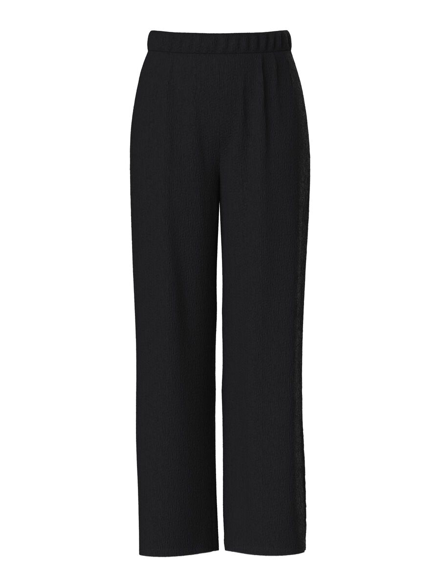 Pieces PANTALONES DE PIERNA ANCHA, Black, highres - 17155400_Black_001.jpg
