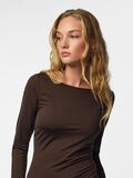 Product image thumbnail 6 PCMELLY BOATNECK TOP, Hot Fudge