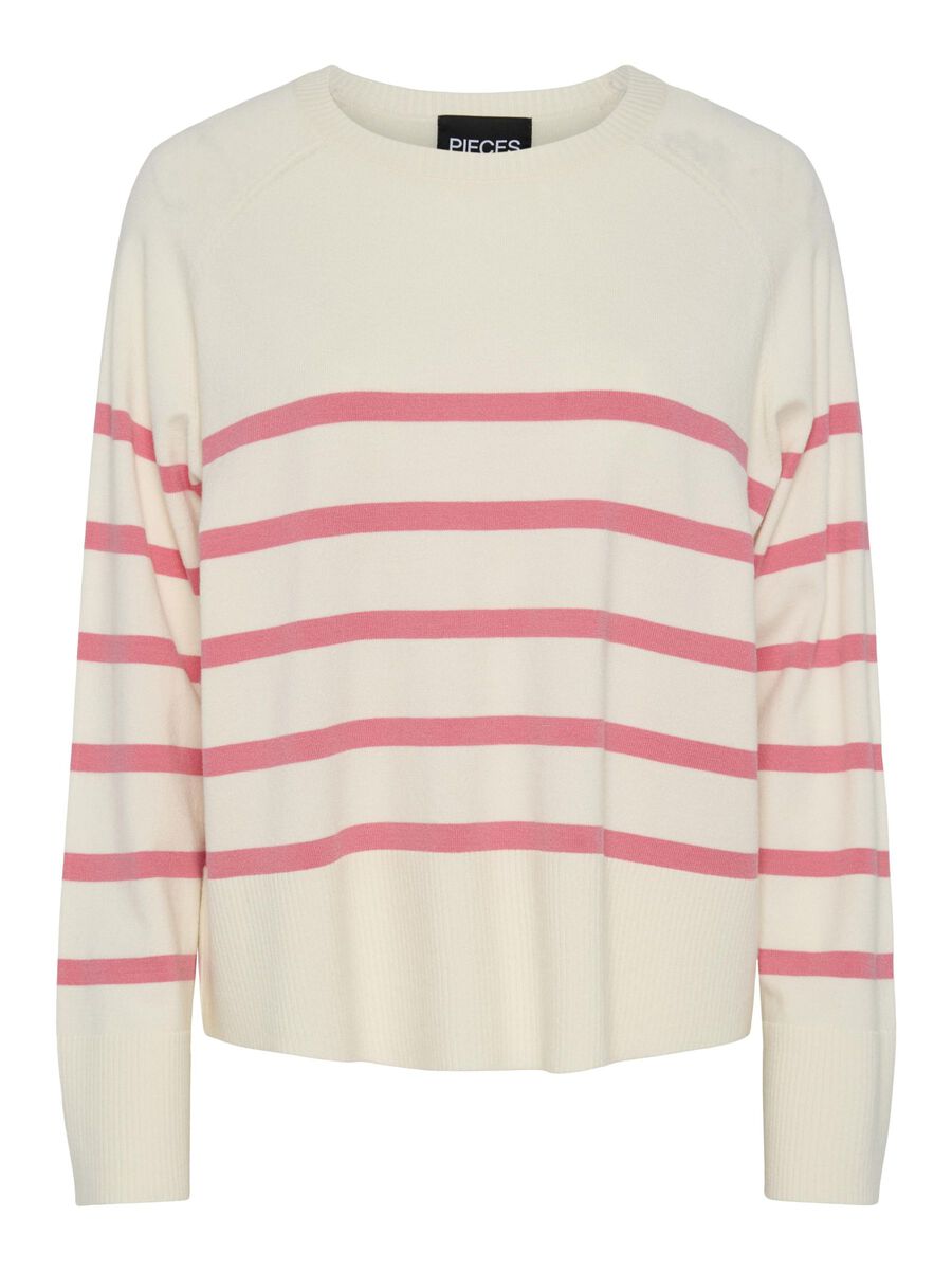 Pieces PCSIA KNITTED PULLOVER, White, highres - 17146322_White_1158142_001.jpg