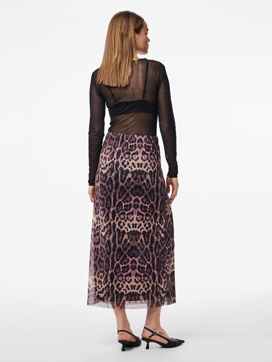 Pieces PCFRIDA MESH LEOPARD MIDIKJOL, Black, highres - 17162147_Black_1231513_004.jpg