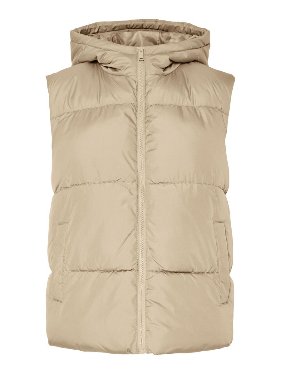 Pieces PCBEE PADDED GILET, Silver Mink, highres - 17153312_SilverMink_001.jpg