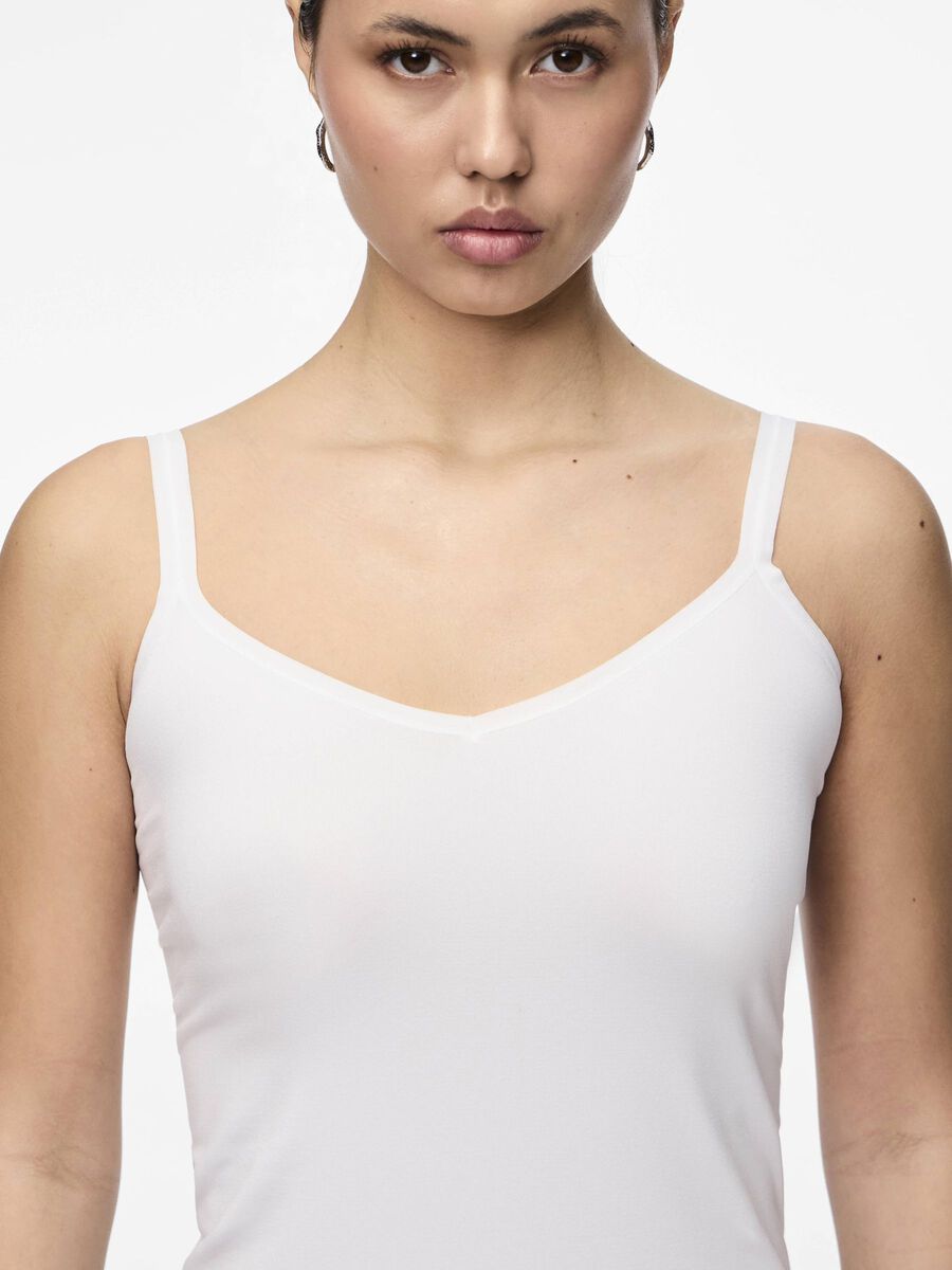 Carousel image - PCBALLROOM SLIPDRESS, White | 4