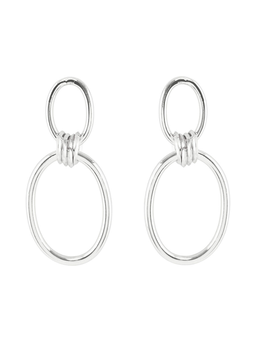 Pieces RUNDA ÖRHÄNGEN, Silver Colour, highres - 17103854_SilverColour_008.jpg