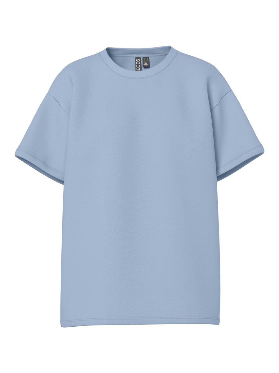 Pieces PCSKYLAR OVERSIZED T-SHIRT, Cashmere Blue, highres - 17146654_CashmereBlue_001.jpg