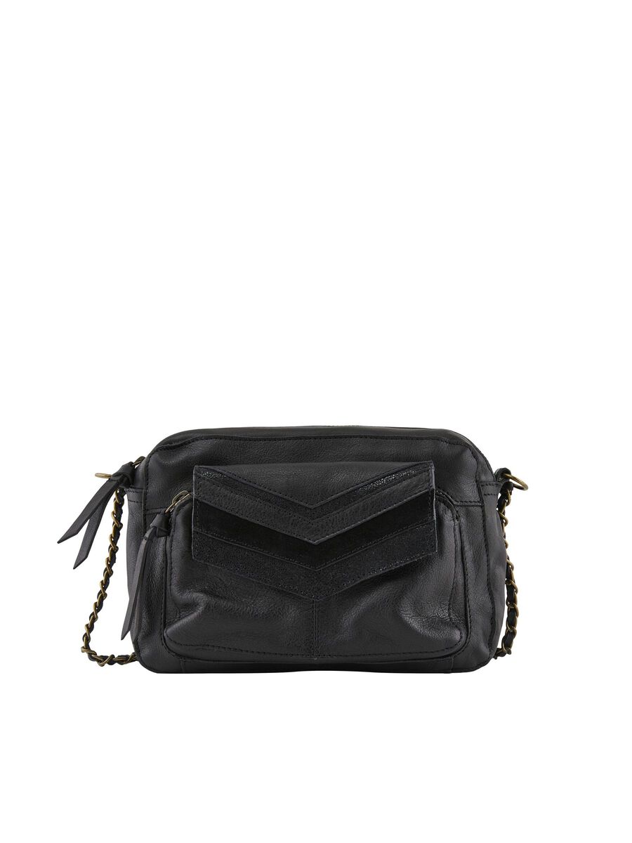 Carousel image - CUIR SAC BANDOULI&Egrave;RE, Black | 1