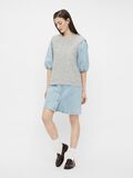 Pieces STRIKKET VEST, Light Grey Melange, highres - 17117579_LightGreyMelange_005.jpg