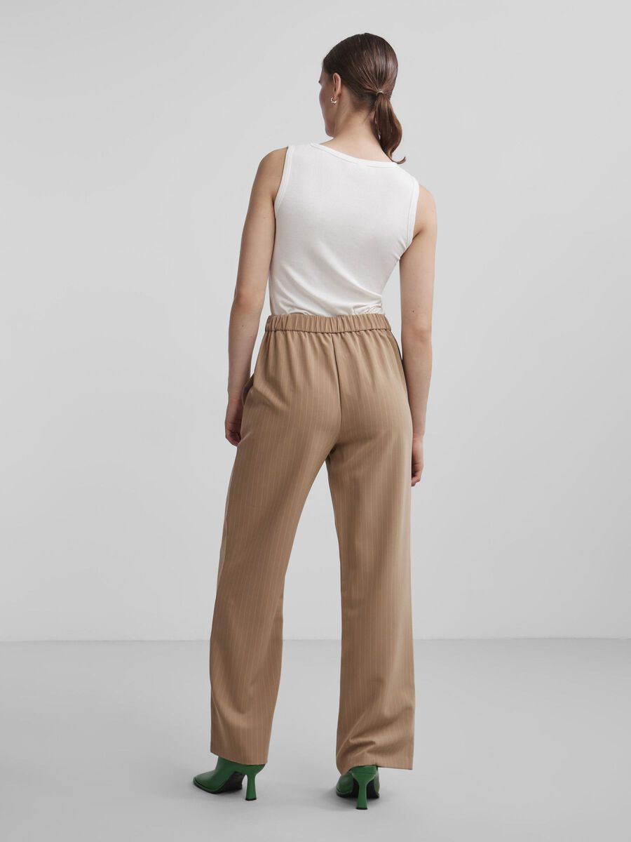 Pieces PCBOZZY STRIPED WIDE-LEG TROUSERS, Silver Mink, highres - 17130407_SilverMink_978746_004.jpg