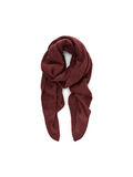 Pieces MAILLE DOUCE FOULARD LONG, Red Mahogany, highres - 17076047_RedMahogany_001.jpg